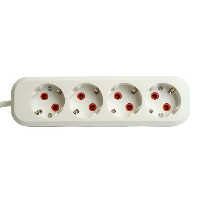 Удлинитель четырехместный c/з STEKKER HM06-40-07 3x1мм2, 7м, серия Home (У10-429), белый 49389 Удлинитель четырехместный c/з STEKKER HM06-40-07 3x1мм2, 7м, серия Home (У10-429), белый 49389