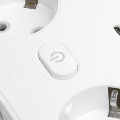 Удлинитель 6-местный c/з 3x1 мм2, 3 м, 250В, 10А, 4USB+2Type-C 2,4А, серия Home plus, белый STEKKER HM09-66-02 49982 Удлинитель 6-местный c/з 3x1 мм2, 3 м, 250В, 10А, 4USB+2Type-C 2,4А, серия Home plus, белый STEKKER HM09-66-02 49982