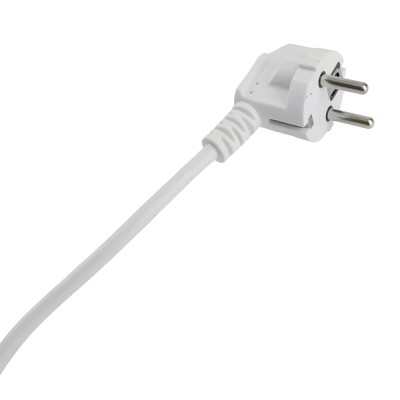 Удлинитель 4-местный с/з с выключ. STEKKER HM071-41-02 3x1мм2, 2м, 250В, 16А, 1USB+2C, 2.4A, сер Home, белый 50139