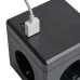 HM10-41-01 Удлинитель 3-местный с/з, 3x1мм2, 1.5м, 250В, 16А, 2USB+1С, 5V 3,1А, серия Comfort, черный 49657
