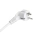 Удлинитель двухместный с/з STEKKER HM06-21-02 3x1мм2, 2м, серия Home, белый 49339