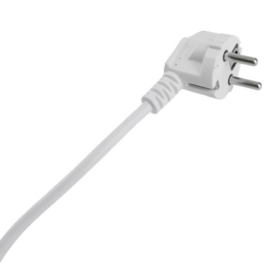 Удлинитель 3-местный с/з с выключ. STEKKER HM071-31-03 3x1мм2, 3м, 250В, 16А, 1USB+2C, 2.4A, сер Home, белый 50137