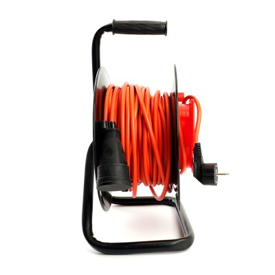 Удлинитель на пластиковой катушке STD04-10-30 1-местный с/з 3*1,5, 30м, 250В, 16А, IP44, Standart (40014) 50175