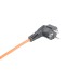 Удлинитель на катушке Stekker STD01-40-30 (ТЕН303-196) Standart 4-х местный с/з ПВС 3*1, оранжевый, 16А, IP40, 30м 49390