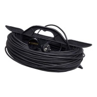 Удлинитель-шнур на рамке 1-местный с/з Stekker, HM02-01-50, 50м 3*0,75, серия Home (УХз-10), черный 39226 Удлинитель-шнур на рамке 1-местный с/з Stekker, HM02-01-50, 50м 3*0,75, серия Home (УХз-10), черный 39226