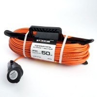 Удлинитель-шнур на рамке 1-местный б/з Stekker, HM02-02-50, 50м, 2*0,75, серия Home, оранжевый 39493 Удлинитель-шнур на рамке 1-местный б/з Stekker, HM02-02-50, 50м, 2*0,75, серия Home, оранжевый 39493