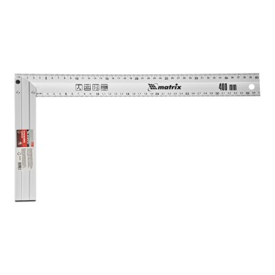 Угольник, 400 мм, алюминиевый, литой Matrix Угольник, 400 мм, алюминиевый, литой Matrix