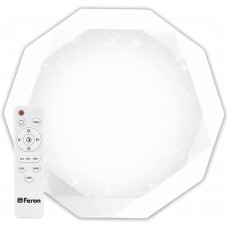 Светодиодный управляемый светильник накладной Feron AL5200 тарелка 70W 3000К-6000K белый