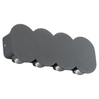 358561 STREET NT21 374 темно-серый Ландшафтный настенный светильник IP54 LED 4000K 8W 85-265V CALLE 358561 STREET NT21 374 темно-серый Ландшафтный настенный светильник IP54 LED 4000K 8W 85-265V CALLE