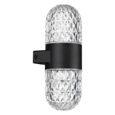 359296 STREET NT24 000 черный Светильник ландшафтный настенный IP65 LED 14W 4000K 175-265V ESTIMA Novotech