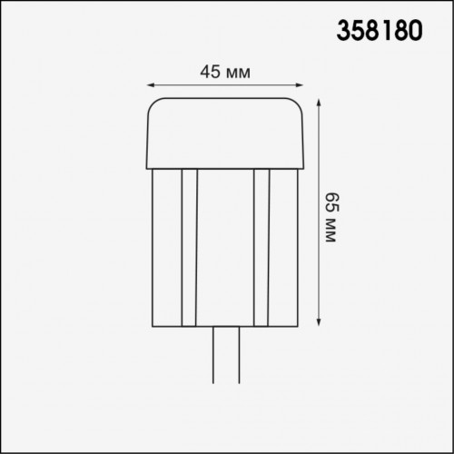 358180 STREET NT19 392 белый Ландшафтный светильник IP65 LED 4000K 3W 100-240V NOKTA Novotech