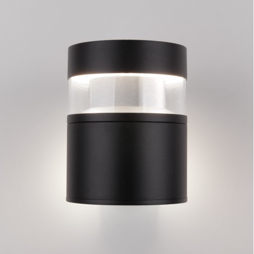 Уличный настенный светодиодный светильник Черный 1530 TECHNO LED 203.8