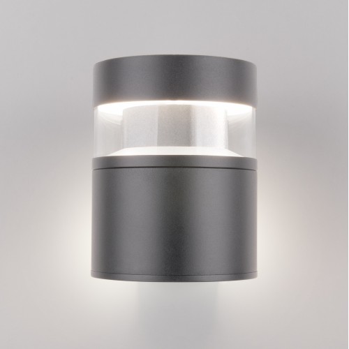 Уличный настенный светодиодный светильник Серый 1530 TECHNO LED 173.4
