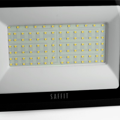 Светодиодный прожектор SAFFIT SFL90-100 IP65 100W 6400K черный 55068