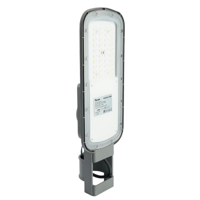 Светодиодный уличный консольный светильник Feron SP3070 30W 5000K 90-300V, серый 51796