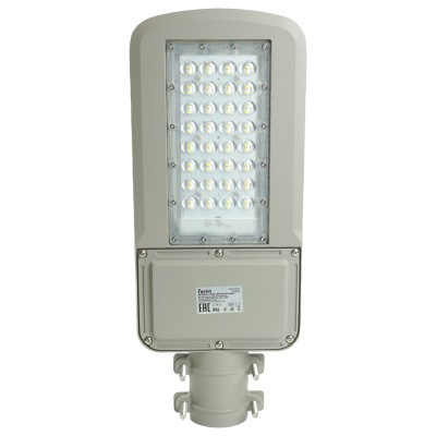 Светодиодный уличный консольный светильник Feron SP3050 80W 5000K 230V, серый 41266