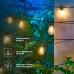 Гирлянда садовая Канэри, 20м, 3000К, встроенный аккумулятор, солнечная панель, коллекция Лондон REXANT