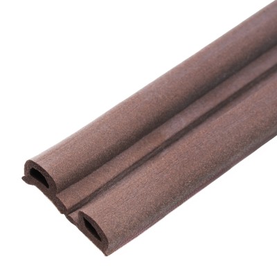 Уплотнитель, 24 м, профиль "P", коричневый Сибртех