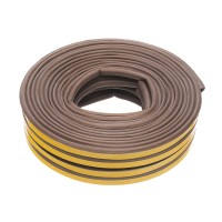 Уплотнитель, 24 м, профиль "P", коричневый Сибртех