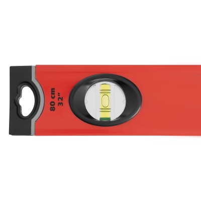 Уровень алюминиевый, 800 мм, 3 глазка, ударопрочные заглушки, двухкомпонентные ручки Matrix ProFI Уровень алюминиевый, 800 мм, 3 глазка, ударопрочные заглушки, двухкомпонентные ручки Matrix ProFI