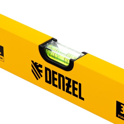 Уровень алюминиевый, 1500 мм, фрезерованный, 3 глазка Denzel Уровень алюминиевый, 1500 мм, фрезерованный, 3 глазка Denzel