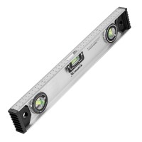 Уровень алюминиевый "Рельс", 400 мм, 3 глазка (1 поворотный) Matrix Уровень алюминиевый "Рельс", 400 мм, 3 глазка (1 поворотный) Matrix