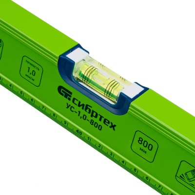 Уровень алюминиевый УС-1, 0-800, фрезерованный, 3 глазка, рукоятки, 800 мм Сибртех Уровень алюминиевый УС-1, 0-800, фрезерованный, 3 глазка, рукоятки, 800 мм Сибртех