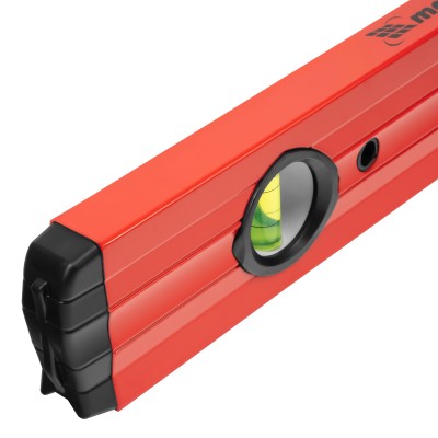 Уровень алюминиевый, 2000 мм, фрезерованный, 3 глазка, две эргономичные ручки Matrix