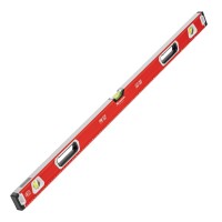 Уровень алюминиевый, магнит, фрезерованный, 3 глазка (1 зеркальный) двухкомпонентные рукоятки, 1200 мм Matrix