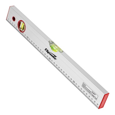 Уровень алюминиевый, 400 мм, 2 глазка, линейка Sparta