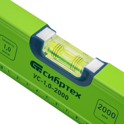 Уровень алюминиевый УС-1, 0-2000, фрезерованный, 3 глазка, рукоятки, 2000 мм Сибртех Уровень алюминиевый УС-1, 0-2000, фрезерованный, 3 глазка, рукоятки, 2000 мм Сибртех