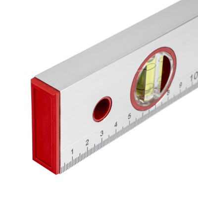 Уровень алюминиевый, 400 мм, 2 глазка, линейка Sparta