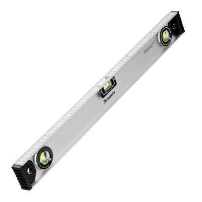 Уровень алюминиевый "Рельс", 600 мм, 3 глазка (1 поворотный) Matrix