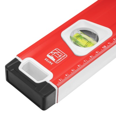 Уровень алюминиевый, магнит, фрезерованный, 3 глазка (1 зеркальный) двухкомпонентные рукоятки, 1500 мм Matrix