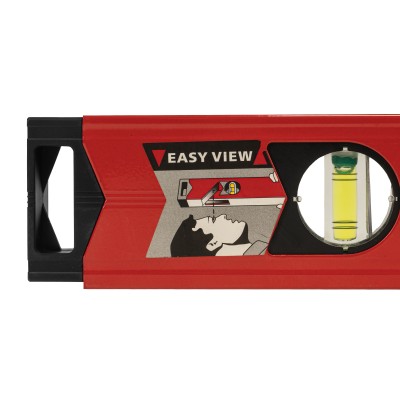 Уровень алюминиевый магнитный, 1000 мм, фрезерованный, 3 глазка (1 зеркальный) усиленный Matrix