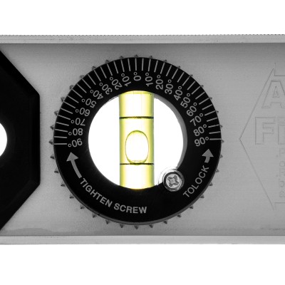 Уровень алюминиевый "Рельс", 600 мм, 3 глазка (1 поворотный) Matrix