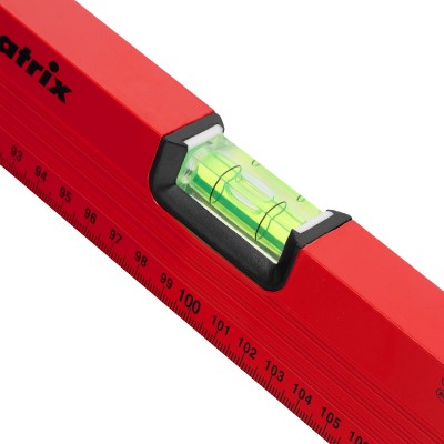 Уровень алюминиевый, 2000 мм, 3 глазка, красный, линейка Matrix Уровень алюминиевый, 2000 мм, 3 глазка, красный, линейка Matrix