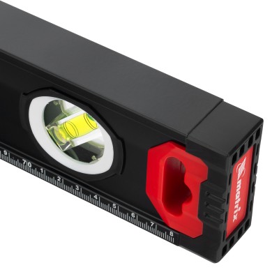 Уровень алюминиевый, усиленный, фрезерованный, 3 глазка, двухкомпонентные рукоятки, 800 мм Matrix Уровень алюминиевый, усиленный, фрезерованный, 3 глазка, двухкомпонентные рукоятки, 800 мм Matrix