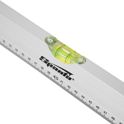 Уровень алюминиевый, 800 мм, 2 глазка, линейка Sparta