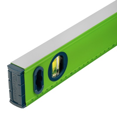 Уровень алюминиевый УСМ-0,5-1500, фрезерованный, 3 глазка, магнитный, рукоятки, 1500 мм Сибртех