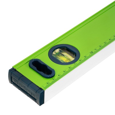 Уровень алюминиевый УСМ-0,5-1500, фрезерованный, 3 глазка, магнитный, рукоятки, 1500 мм Сибртех