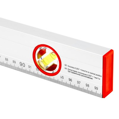 Уровень алюминиевый, 1000 мм, 3 глазка, линейка Sparta Уровень алюминиевый, 1000 мм, 3 глазка, линейка Sparta