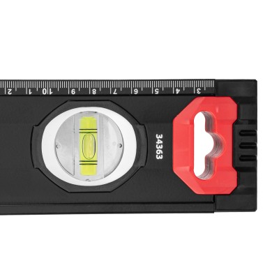 Уровень алюминиевый, усиленный, фрезерованный, 3 глазка, двухкомпонентные рукоятки, 1000 мм Matrix