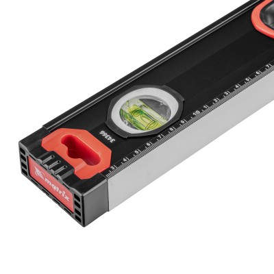 Уровень алюминиевый, усиленный, фрезерованный, 3 глазка, двухкомпонентные рукоятки, 2000 мм Matrix Уровень алюминиевый, усиленный, фрезерованный, 3 глазка, двухкомпонентные рукоятки, 2000 мм Matrix