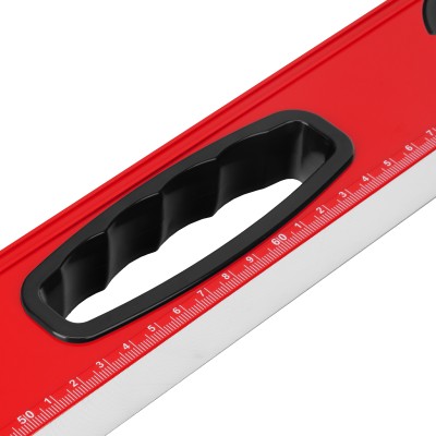 Уровень алюминиевый, фрезерованный, 3 глазка, рукоятки, 800 мм Matrix