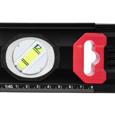 Уровень алюминиевый, усиленный, фрезерованный, 3 глазка, двухкомпонентные рукоятки, 1500 мм Matrix