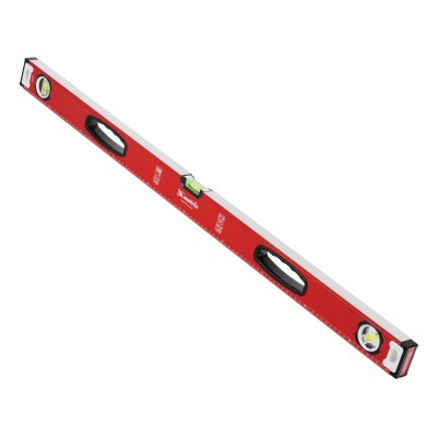 Уровень алюминиевый, фрезерованный, 3 глазка, рукоятки, 1000 мм Matrix