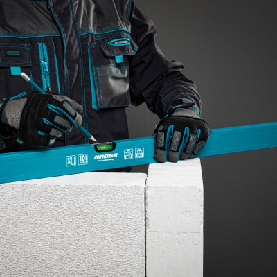 Уровень алюминиевый усиленный, 1200 мм, 3 глазка Gross Уровень алюминиевый усиленный, 1200 мм, 3 глазка Gross