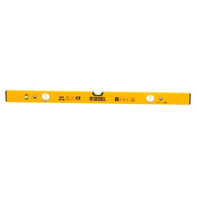 Уровень алюминиевый, 800 мм, фрезерованный, 3 глазка Denzel