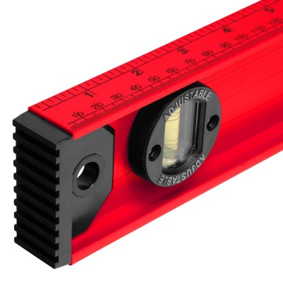 Уровень алюминиевый "Рельс", 1200 мм, 3 глазка, усиленный Matrix Уровень алюминиевый "Рельс", 1200 мм, 3 глазка, усиленный Matrix